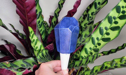 Large Diamond Crystal Plant Watering Spike – Self-Watering Tool with Glaze Finish