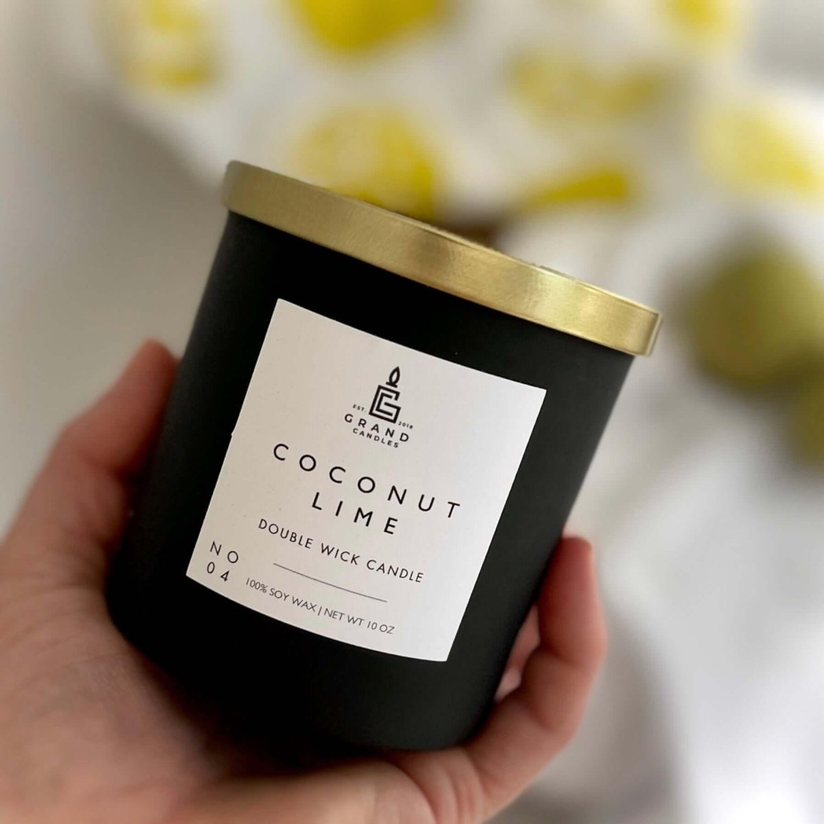 Coconut Lime Soy Candle – Tropical, Creamy & Refreshing