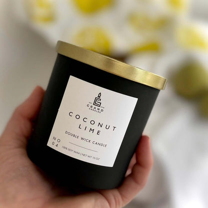 Coconut Lime Soy Candle – Tropical, Creamy & Refreshing