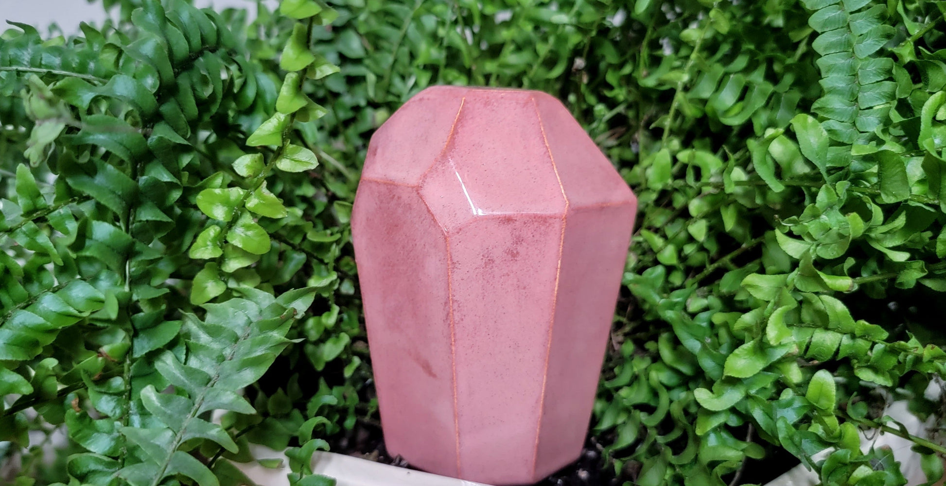 Large Diamond Crystal Plant Watering Spike – Self-Watering Tool with Glaze Finish