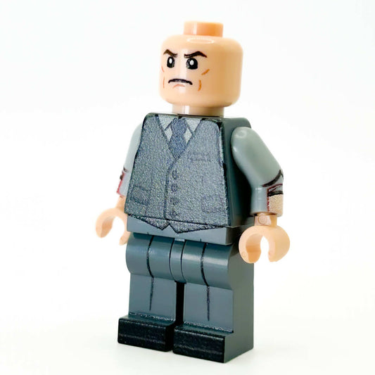 LEX (2025 Film) Minifig made using LEGO parts