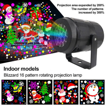 Dynamic Rotating Snowflake Projector for Outdoor Xmas Decor