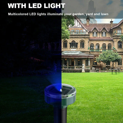 Solar Animal Repeller | Ultrasonic Pest Control LED