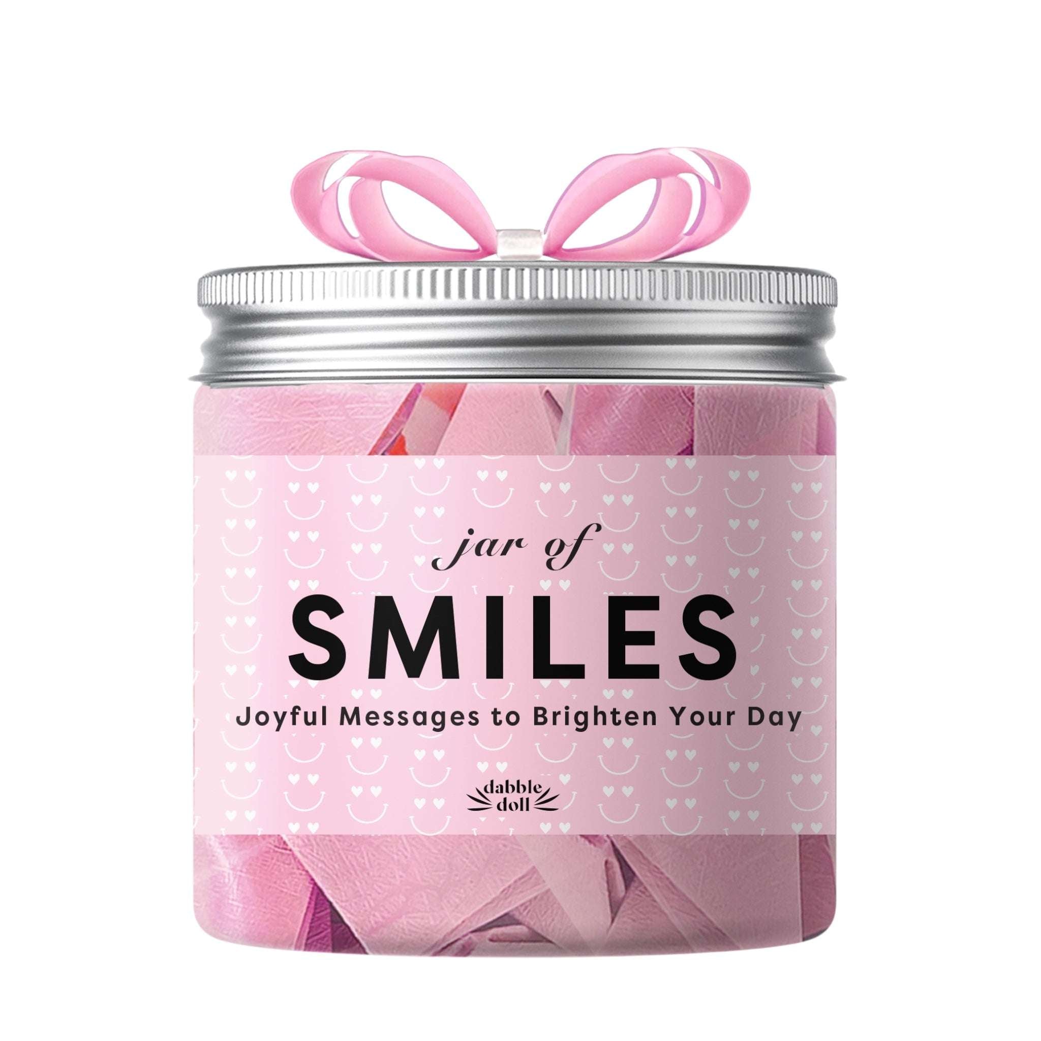 The Smiles Jar: Joyful Messages Gift Set with Elegant Presentation Box