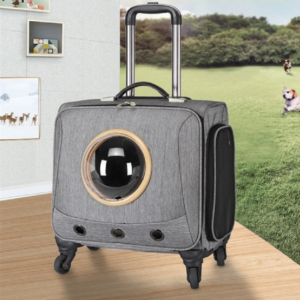 Universal Wheel Portable Pet Travel Carrier