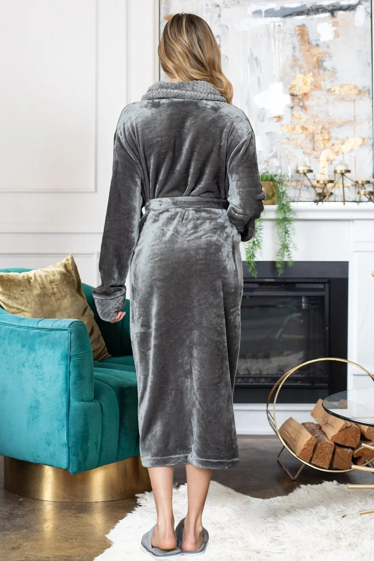 Women's Ultra Soft Plush Bathrobe | Cozy Loungewear