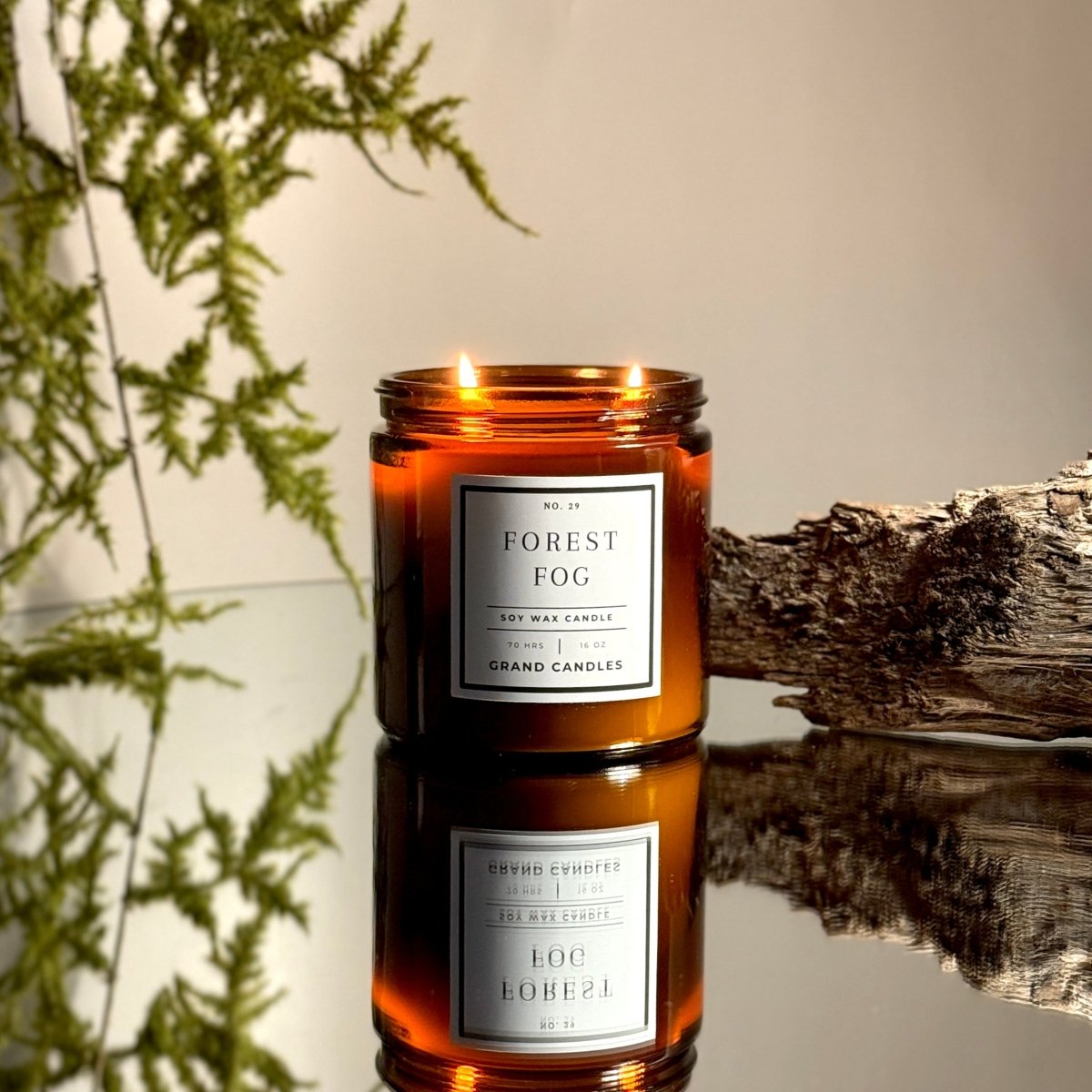 Forest Fog Soy Candle – Earthy, Calm & Nature-Inspired