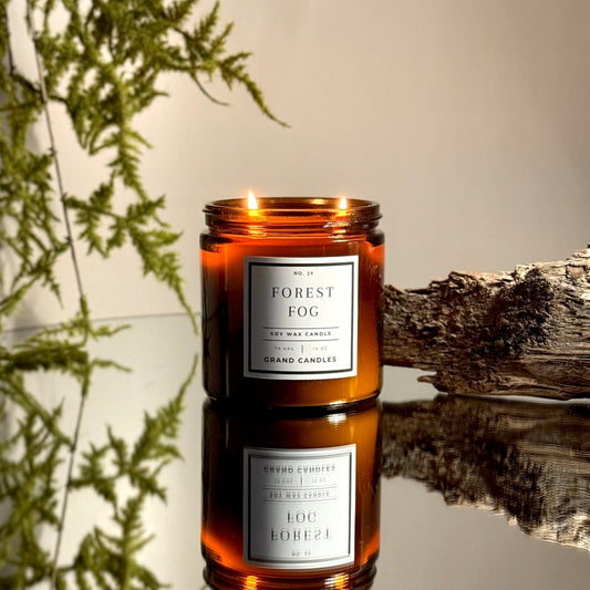 Forest Fog Soy Candle – Earthy, Calm & Nature-Inspired