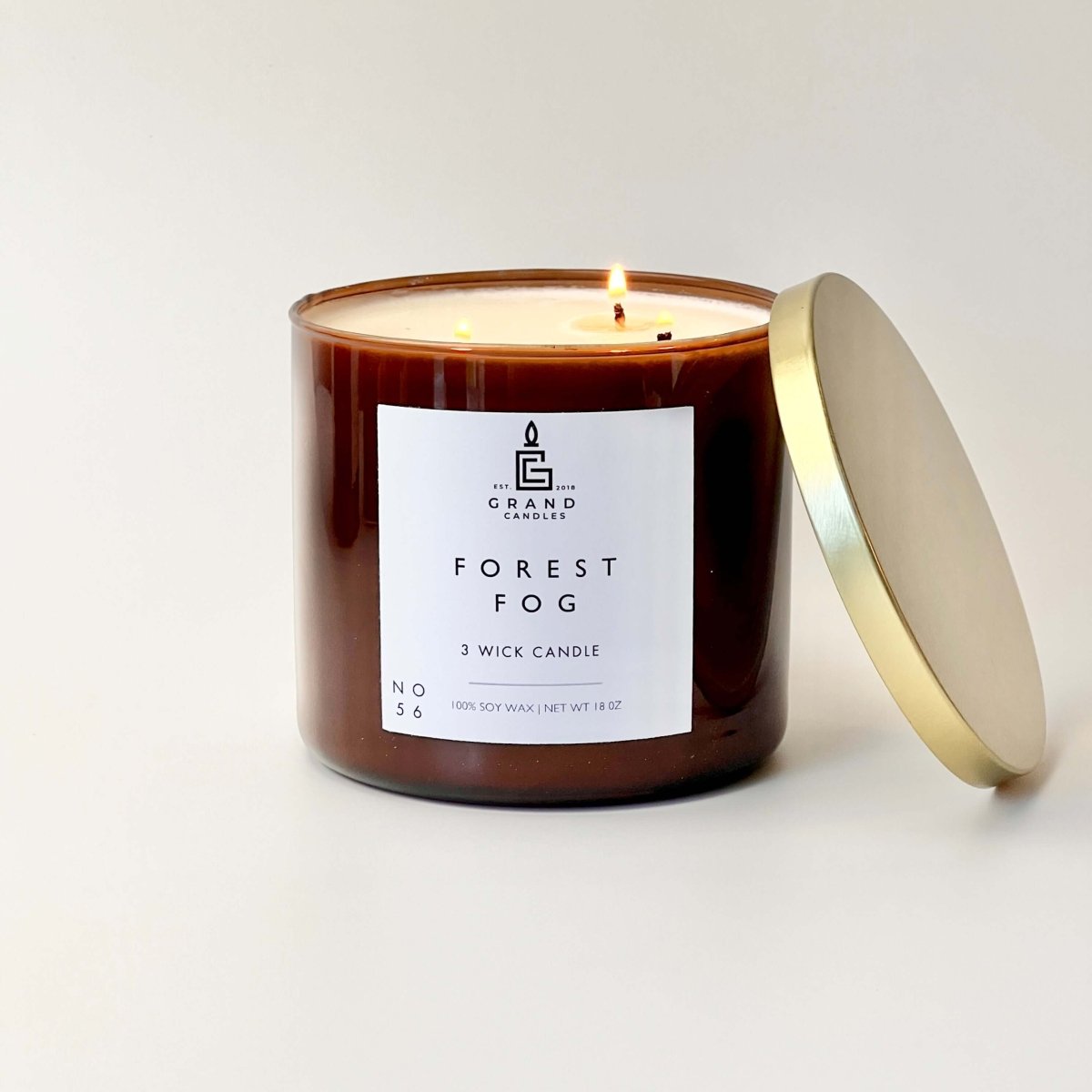 Forest Fog Soy Candle – Earthy, Calm & Nature-Inspired