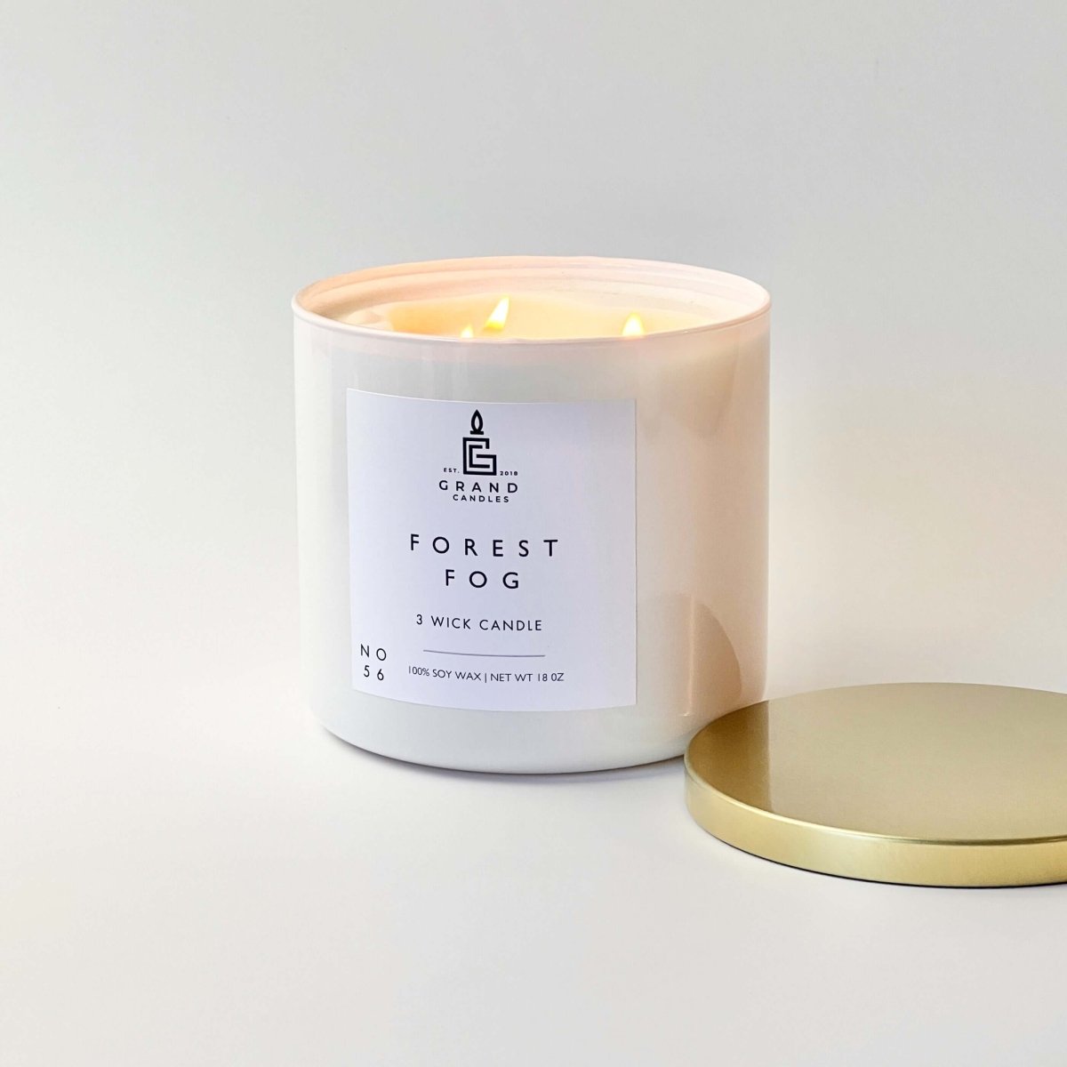 Forest Fog Soy Candle – Earthy, Calm & Nature-Inspired