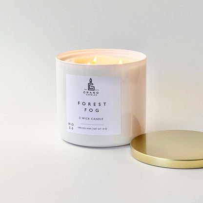 Forest Fog Soy Candle – Earthy, Calm & Nature-Inspired