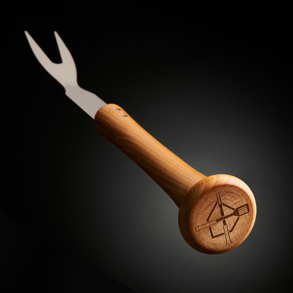 Forkball Fork – Baseball Bat Handle Grill Fork