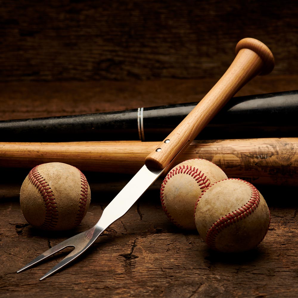 Forkball Fork – Baseball Bat Handle Grill Fork