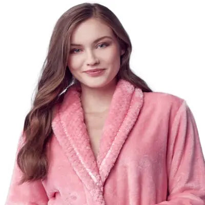 Women's Ultra Soft Plush Bathrobe | Cozy Loungewear
