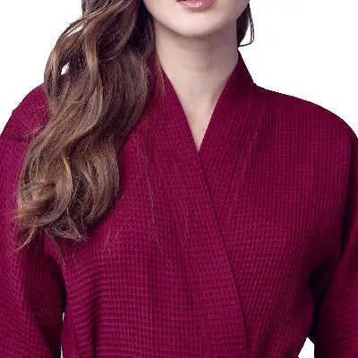 Womens Waffle Robe: Lightweight, Quick-Dry Spa Comfort