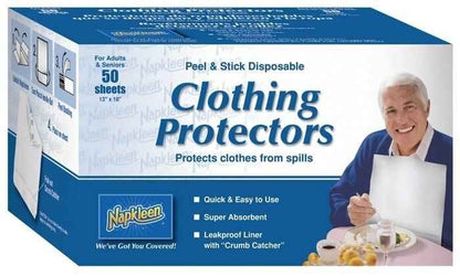 Napkleen Disposable Clothing Protector with Crumb Catcher