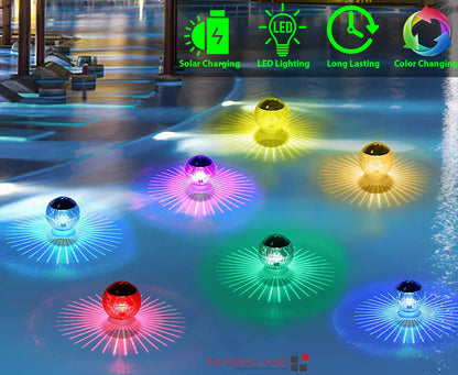 Solar LED Floating Light | RGB Pool & Garden Decor
