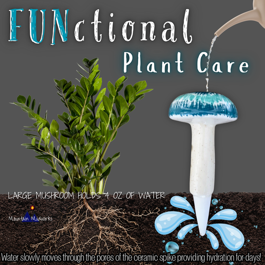 Magic Mushroom Plant Watering Spike – Self-Watering Garden Accessory