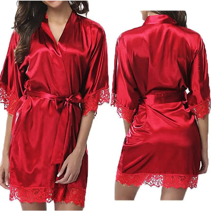 Kimono Style Silk Robe | Luxurious Lightweight Loungewear