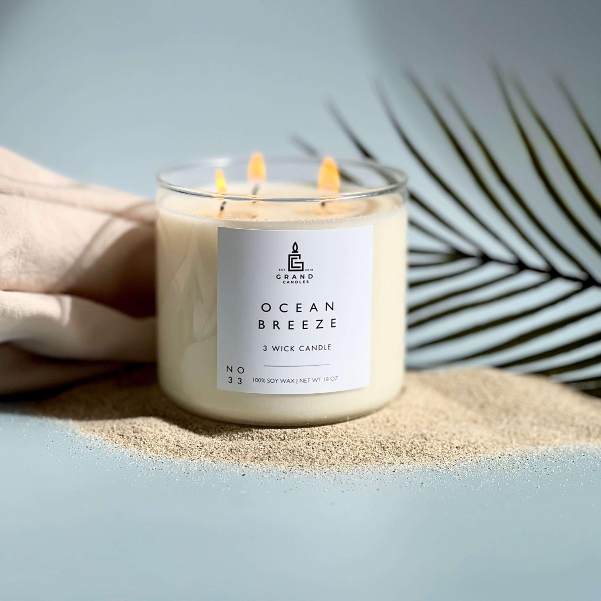 Ocean Breeze Soy Candle