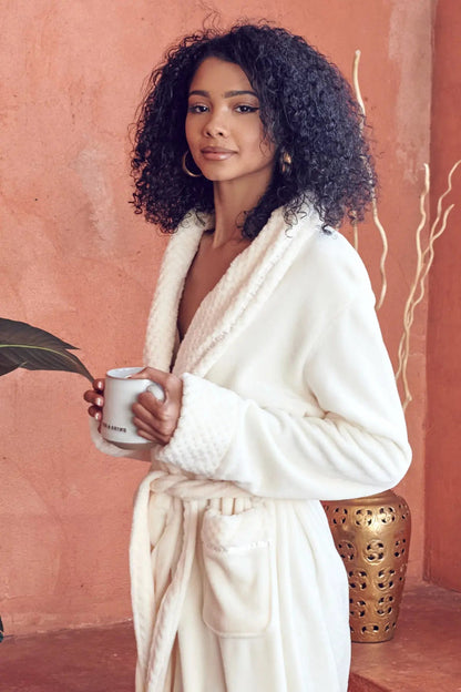 Women's Ultra Soft Plush Bathrobe | Cozy Loungewear