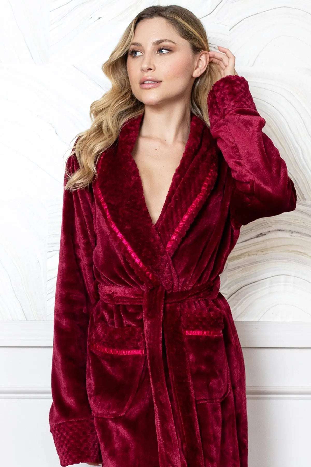 Women's Ultra Soft Plush Bathrobe | Cozy Loungewear
