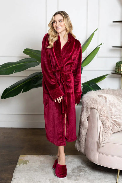Women's Ultra Soft Plush Bathrobe | Cozy Loungewear