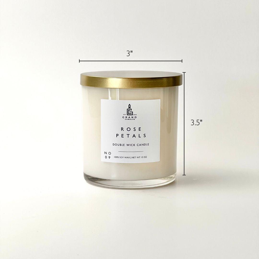 Rose Petals Soy Candle – Classic, Romantic & Elegant Floral
