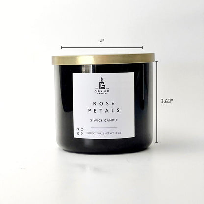 Rose Petals Soy Candle – Classic, Romantic & Elegant Floral