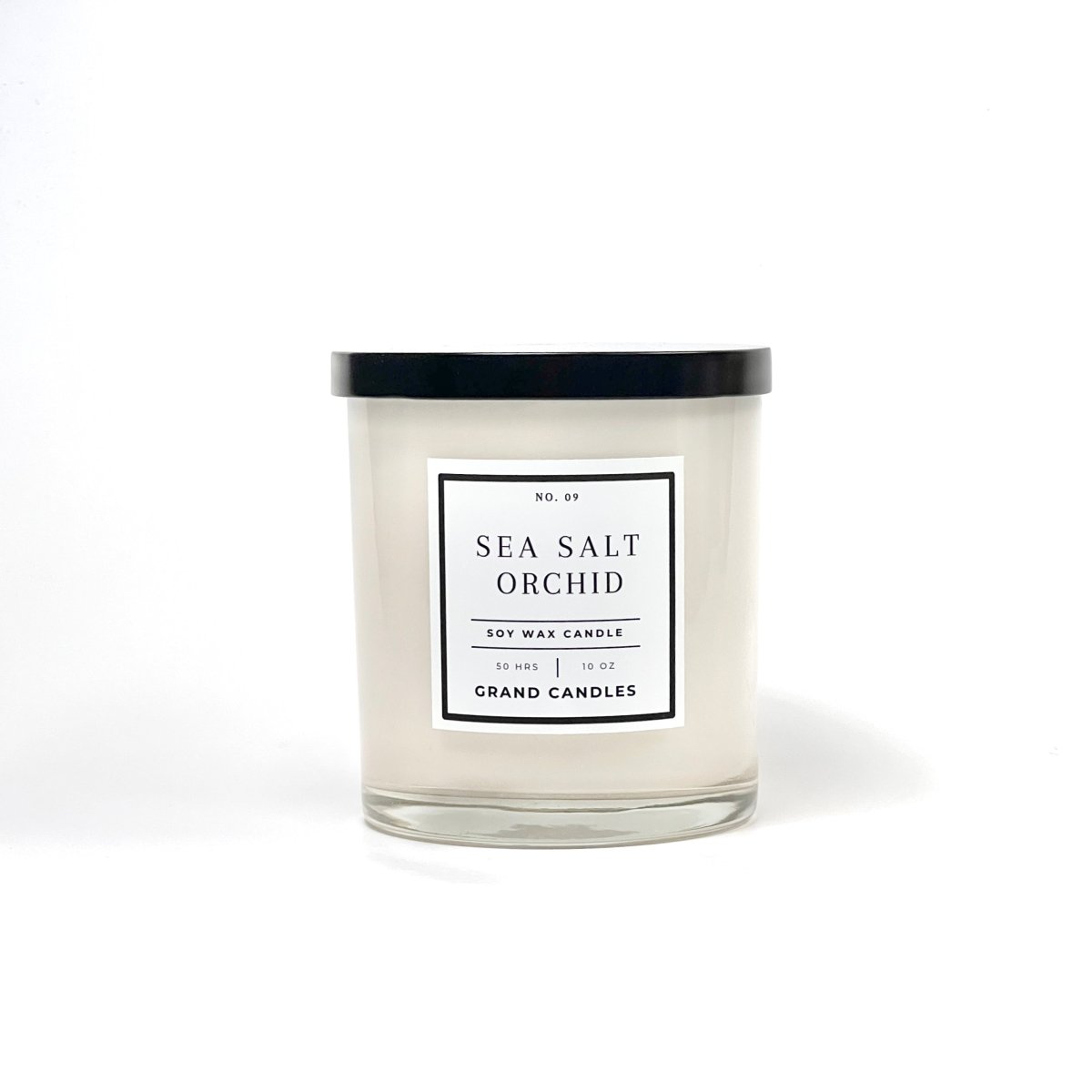 Sea Salt Orchid Soy Candle – Clean, Coastal & Floral