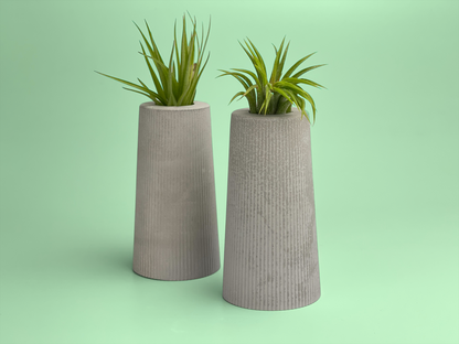 Handmade Concrete Planter – Minimalist Succulent & Herb Pot