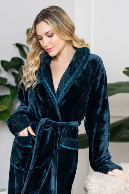 Women's Ultra Soft Plush Bathrobe | Cozy Loungewear