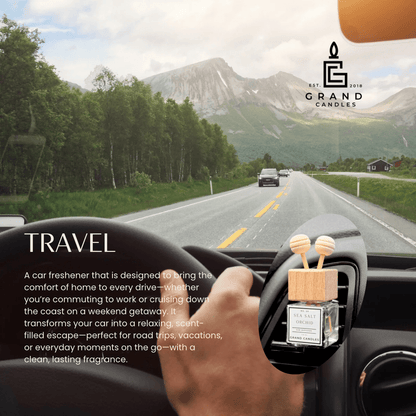 Lavender Driftwood Car Diffuser – Fresh, Herbal & Coastal Scent
