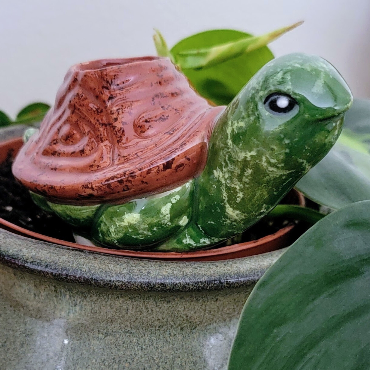 Small Ceramic Plant Watering Spike – Perfect for Petite Plants
