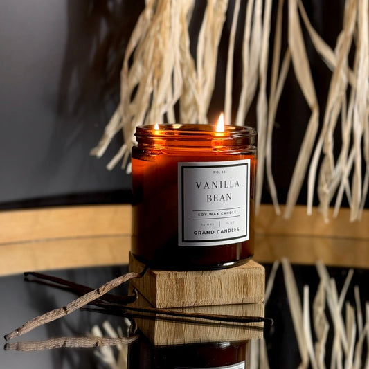Vanilla Bean Soy Candle – Warm, Sweet & Comforting