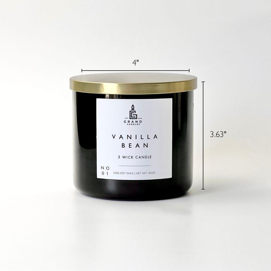 Vanilla Bean Soy Candle – Warm, Sweet & Comforting