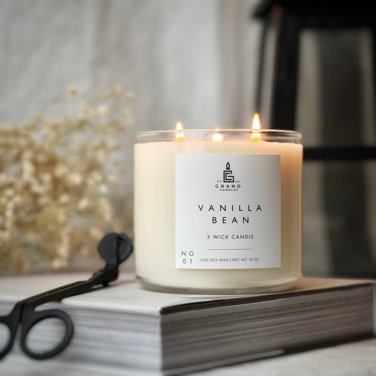 Vanilla Bean Soy Candle – Warm, Sweet & Comforting