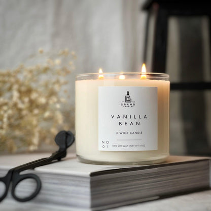 Vanilla Bean Soy Candle – Warm, Sweet & Comforting