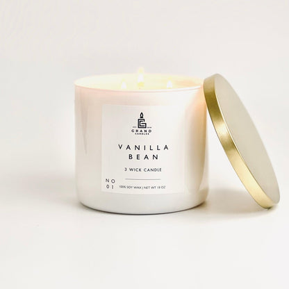 Vanilla Bean Soy Candle – Warm, Sweet & Comforting