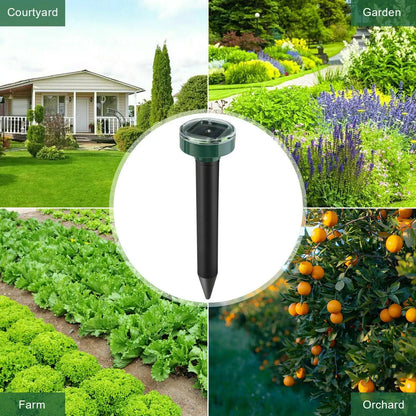 Solar Animal Repeller | Ultrasonic Pest Control LED