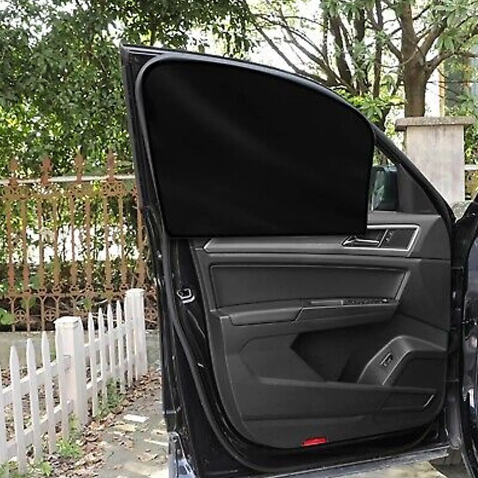 Magnetic Car Sun Shade 4-Pack | UV Mesh Window Covers