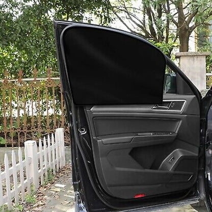 Magnetic Car Sun Shade 4-Pack | UV Mesh Window Covers