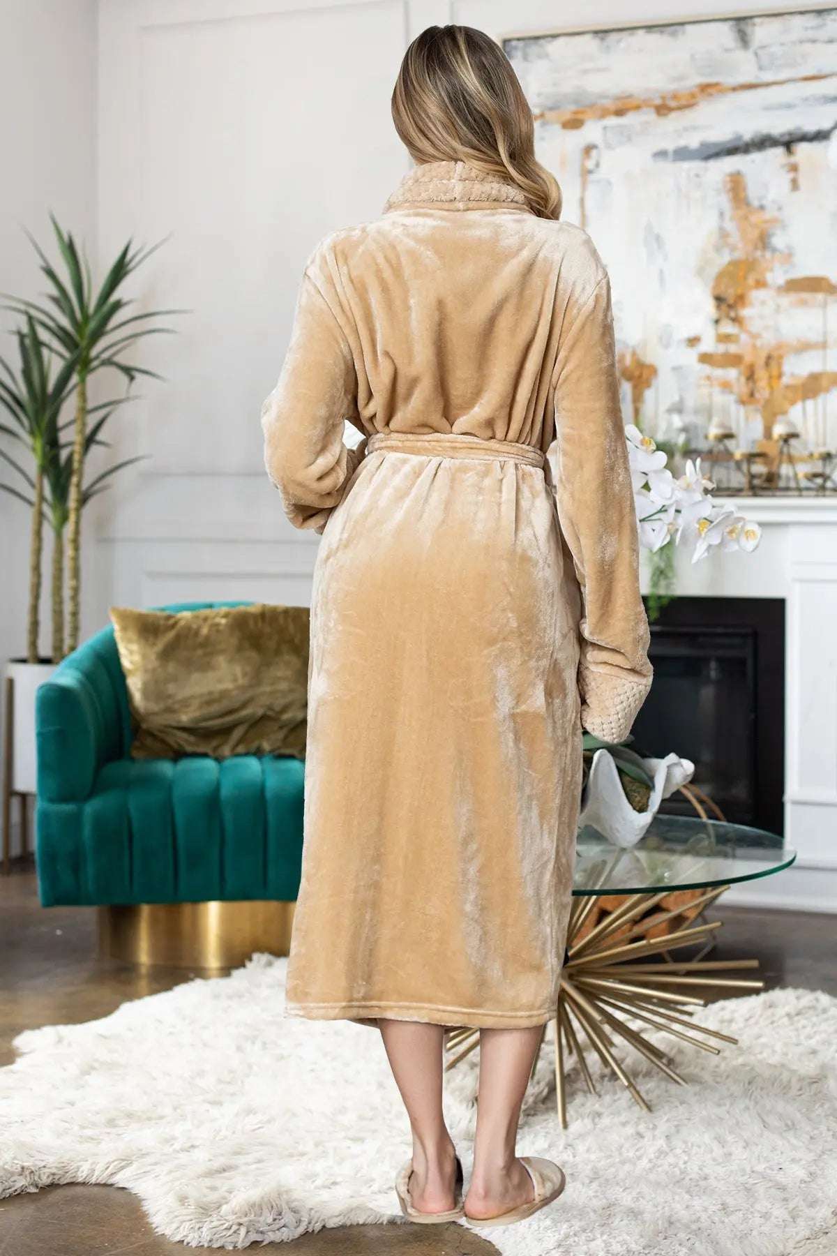 Women's Ultra Soft Plush Bathrobe | Cozy Loungewear