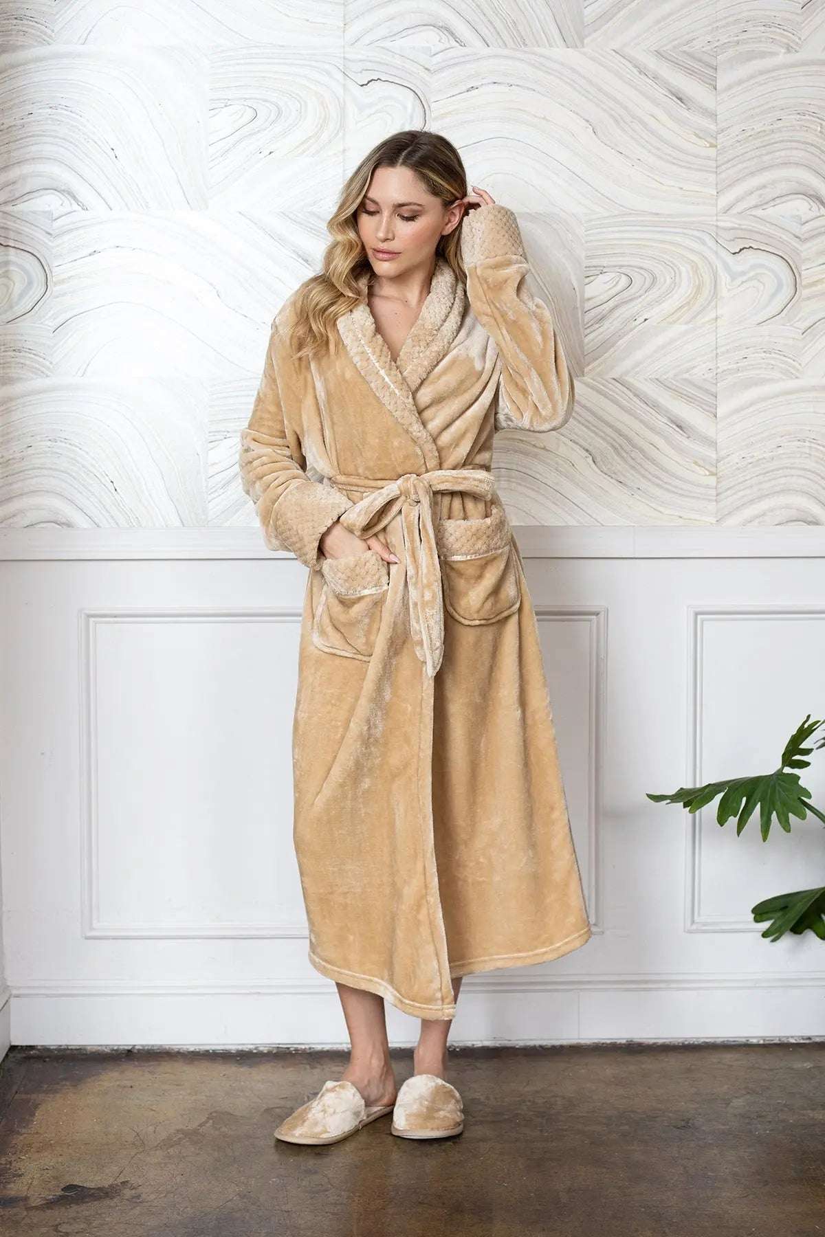 Women's Ultra Soft Plush Bathrobe | Cozy Loungewear