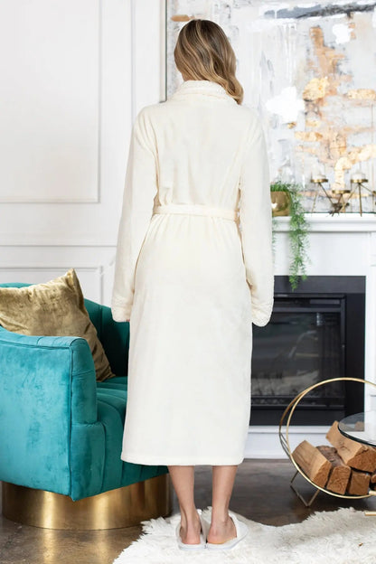 Women's Ultra Soft Plush Bathrobe | Cozy Loungewear