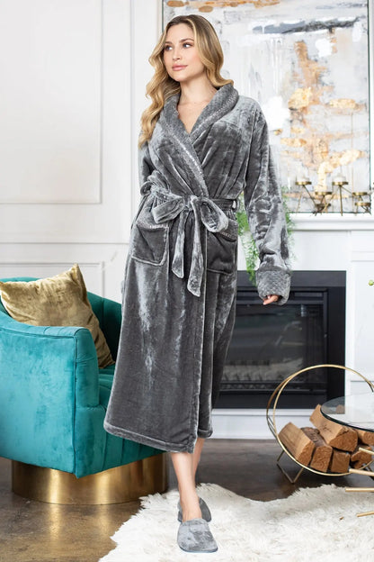 Women's Ultra Soft Plush Bathrobe | Cozy Loungewear