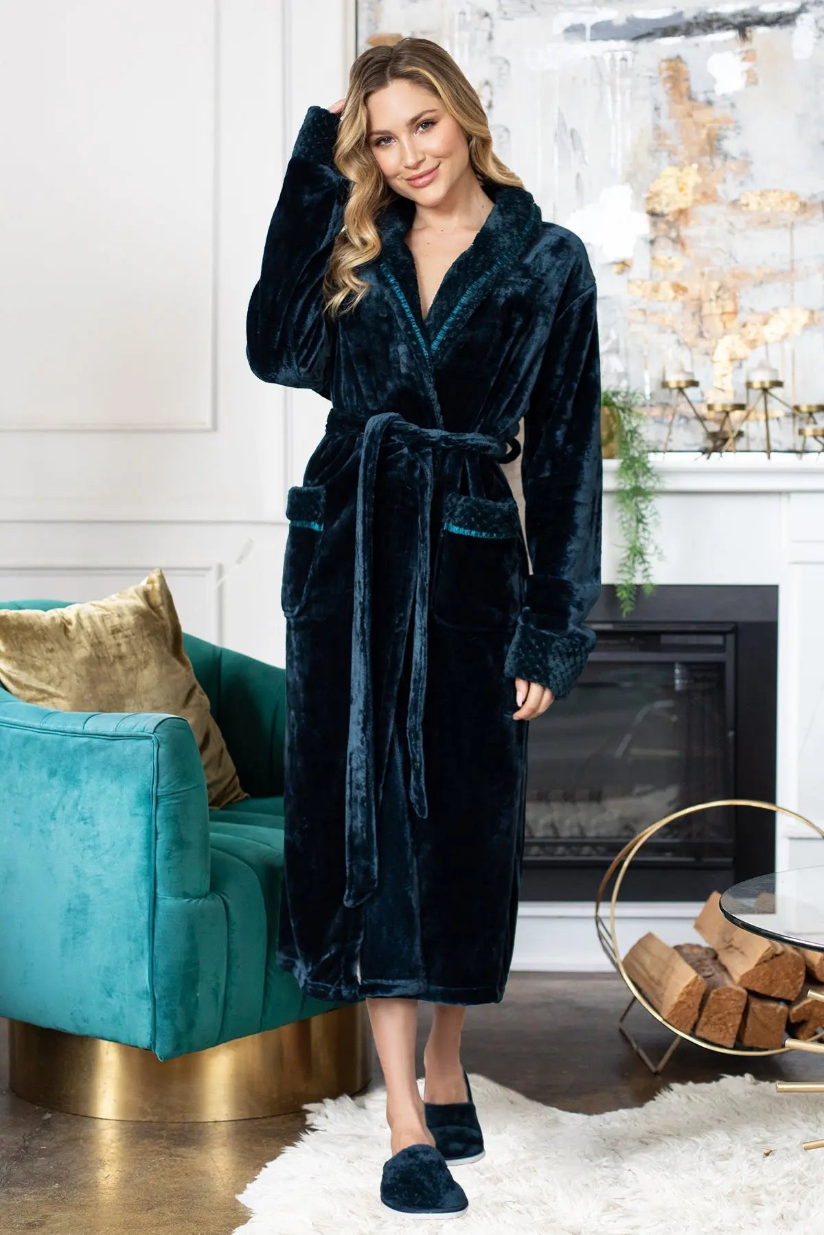 Women's Ultra Soft Plush Bathrobe | Cozy Loungewear