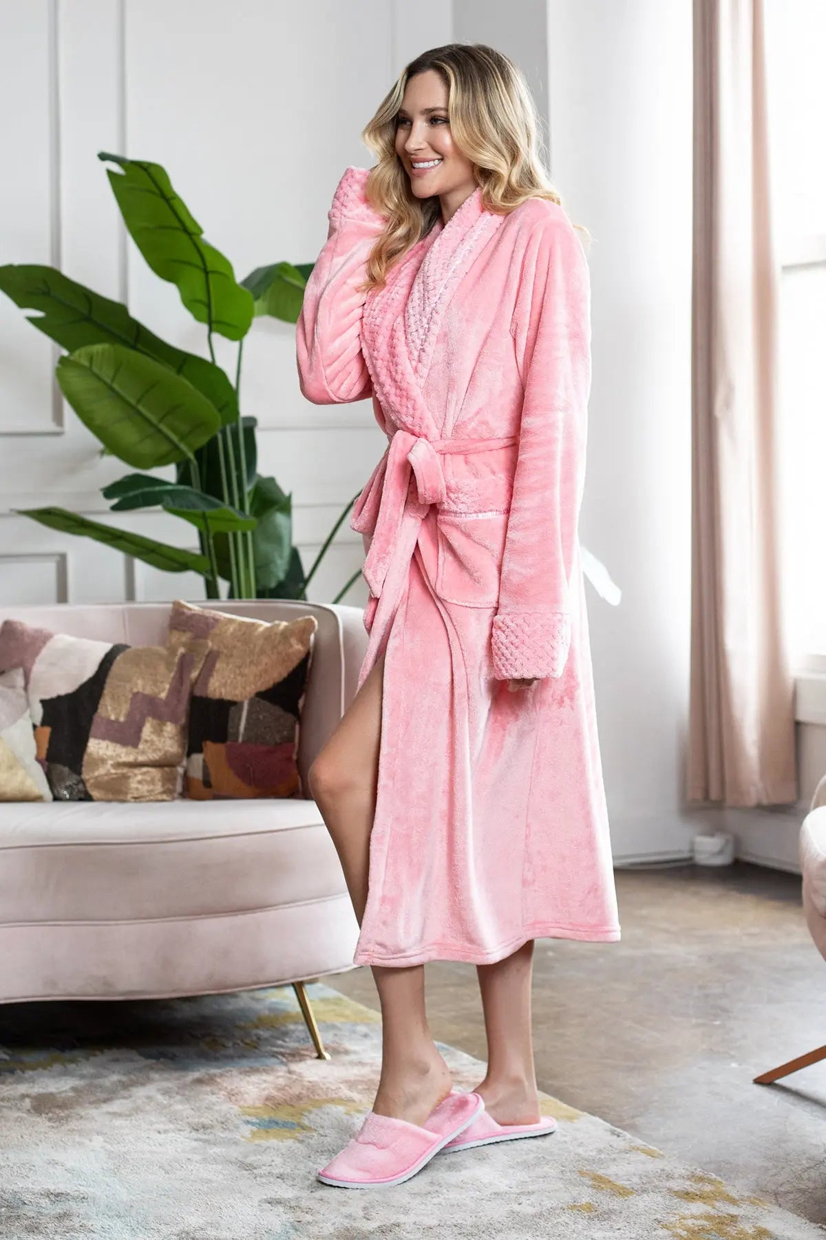 Women's Ultra Soft Plush Bathrobe | Cozy Loungewear